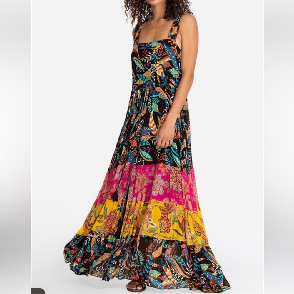 Johnny Was Mirko Tiered Maxi Dress